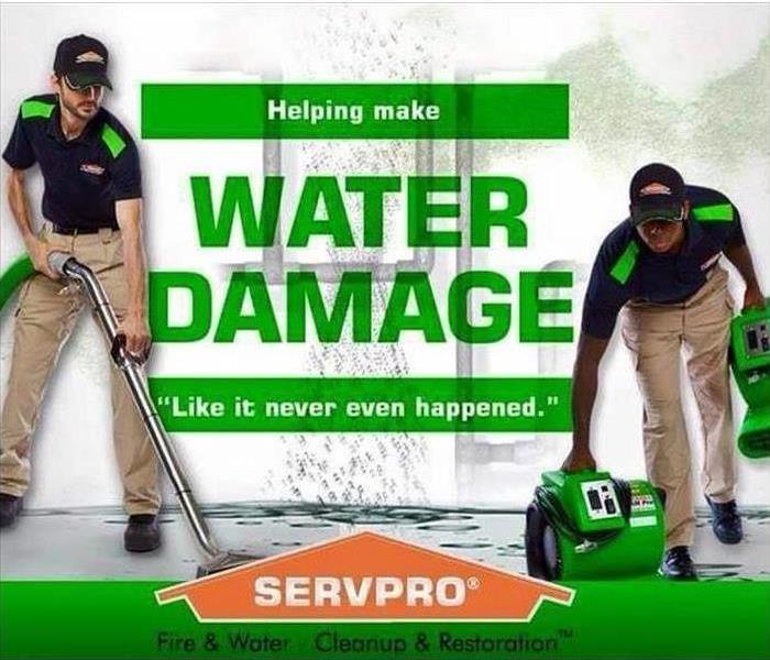 SERVPRO graphic with technicians