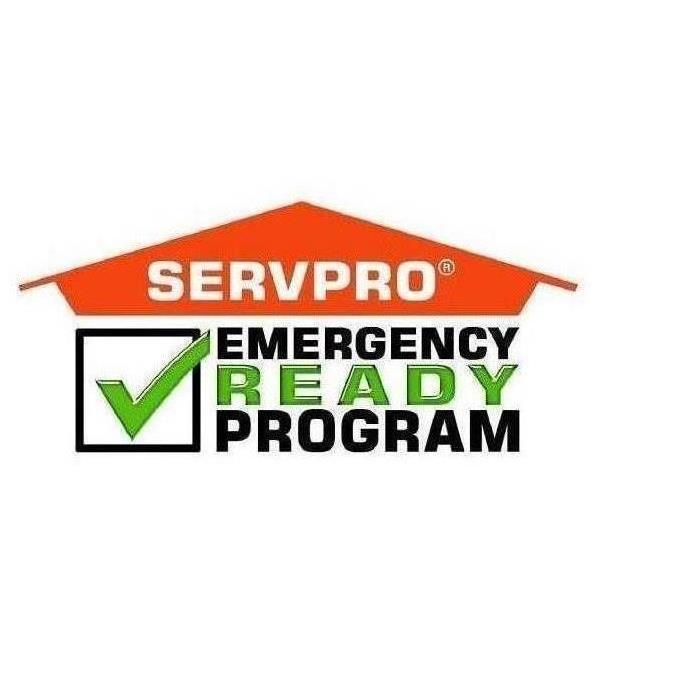 SERVPRO logo with emergency readiness graphic